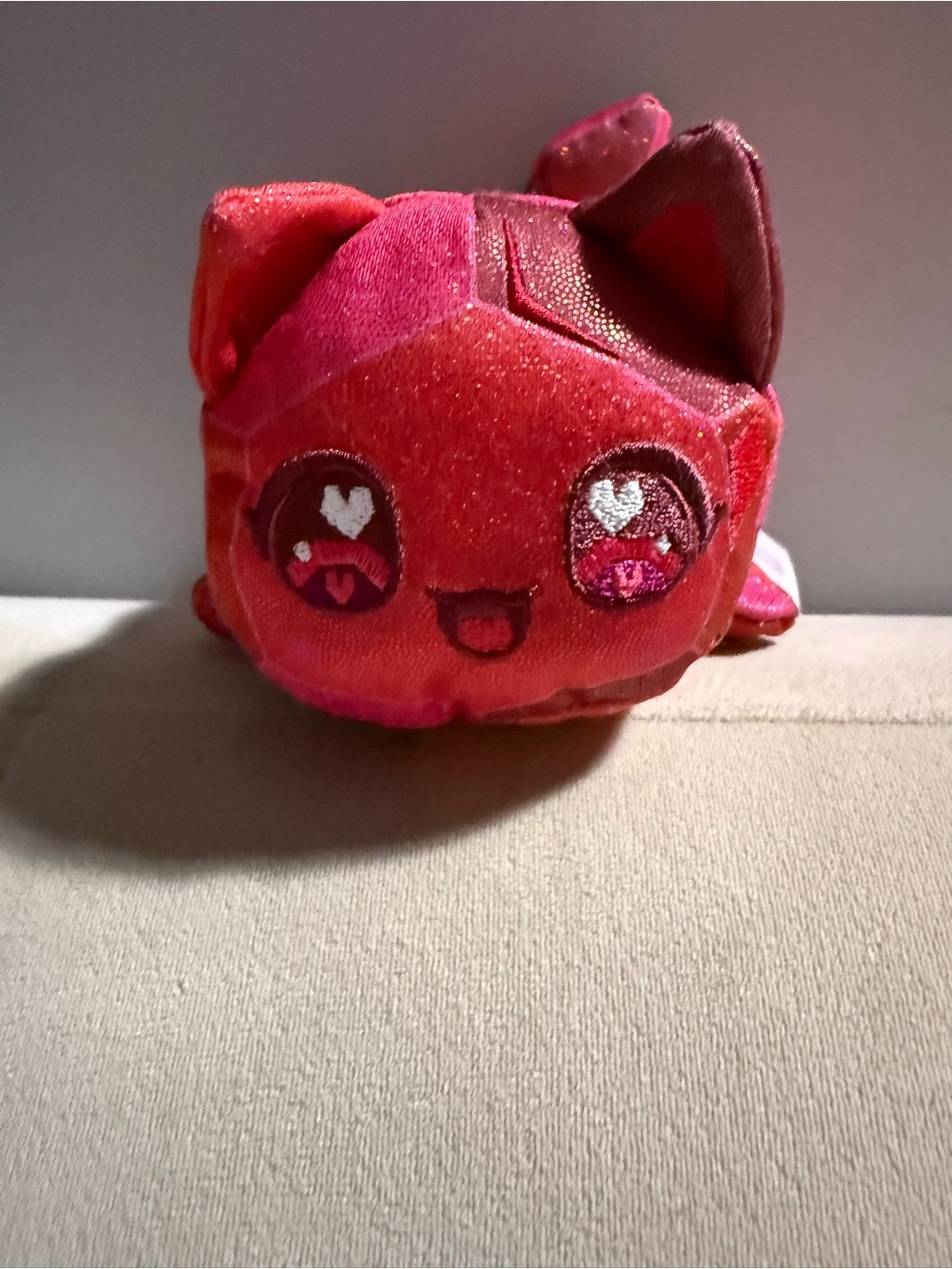 Aphmau Meemeows Red RUBY CAT Face Plush 6" Mystery 2023 ~ Litter 4 ~ CELESTIAL